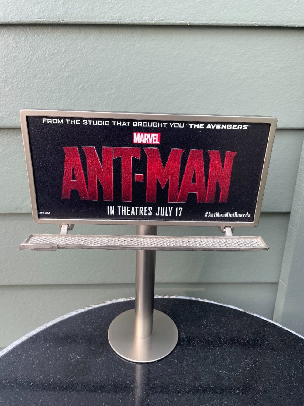 2015 Marvel Ant-Man Mini Billboard Promo Display #AntManMiniBoards Movie